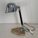 Vintage lamp 1930 Fare French craftsmanship sand marble - 45 cm
