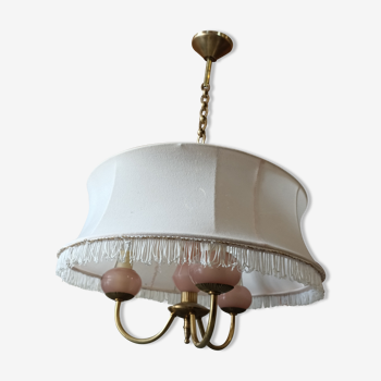 Lustre opaline vintage