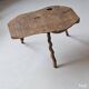 Antique French tree trunk side table, circa 1920s