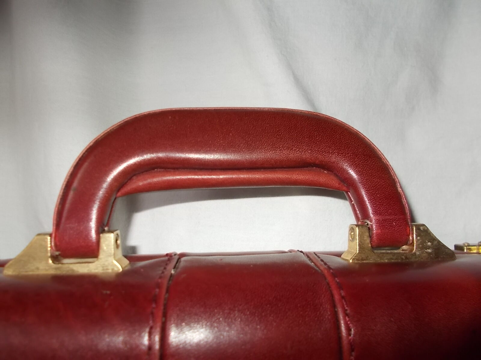 Leather briefcase-case