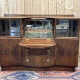 1950s English Walnut Bar