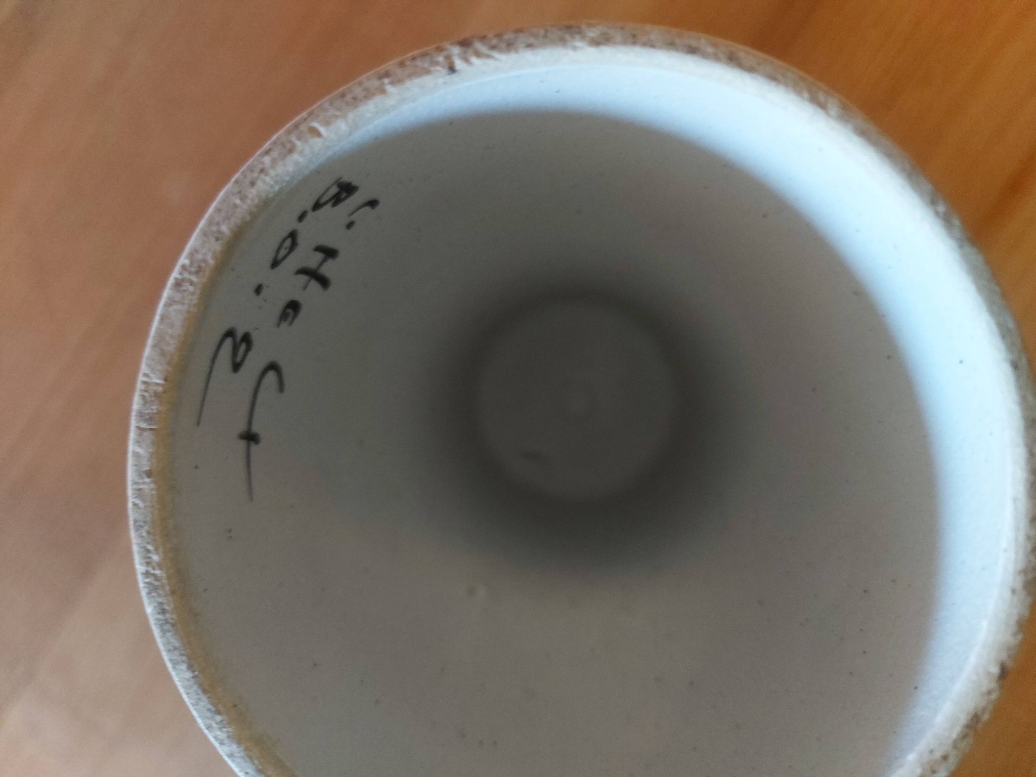 Vintage Keraluc ceramic candle holder