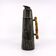 Vintage ceramic and bamboo pitcher vase • BR Keramik Denmark • 1960s