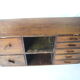 Antique, artisanal seven-drawer furniture