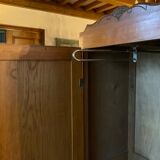 Asymmetrical dresser cabinet