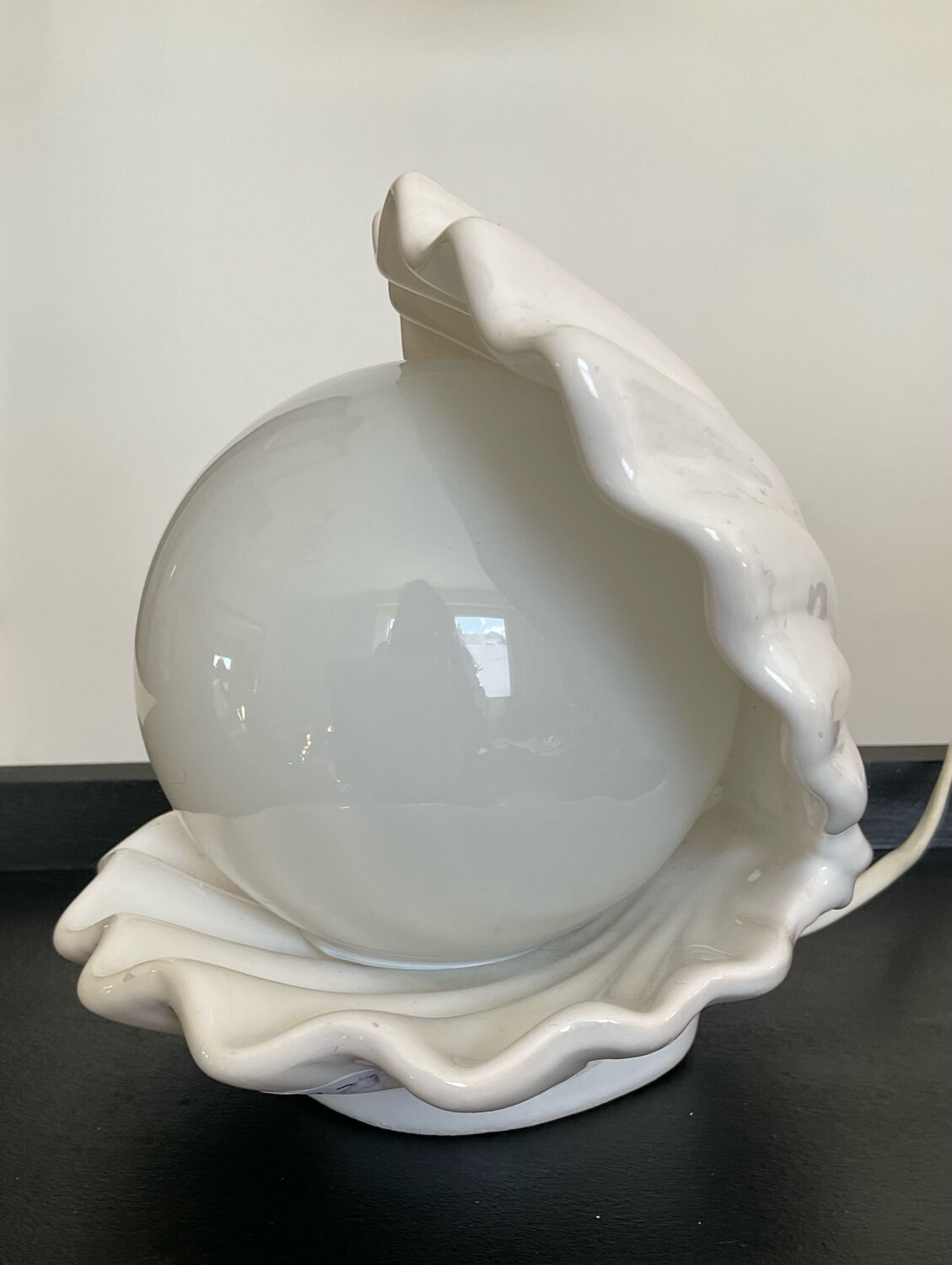 Vintage shell lamp 70s-80s
