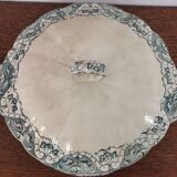 White Iron Earth tureen with green patterns