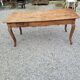 Table de ferme XVIIIème style Louis XV en merisier