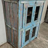 Ancien vaisselier en teck birman