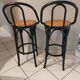 Pair of bar stools in vintage canning 1970