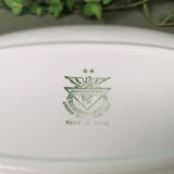 Plat ovale modèle Renaissance Richard Ginori