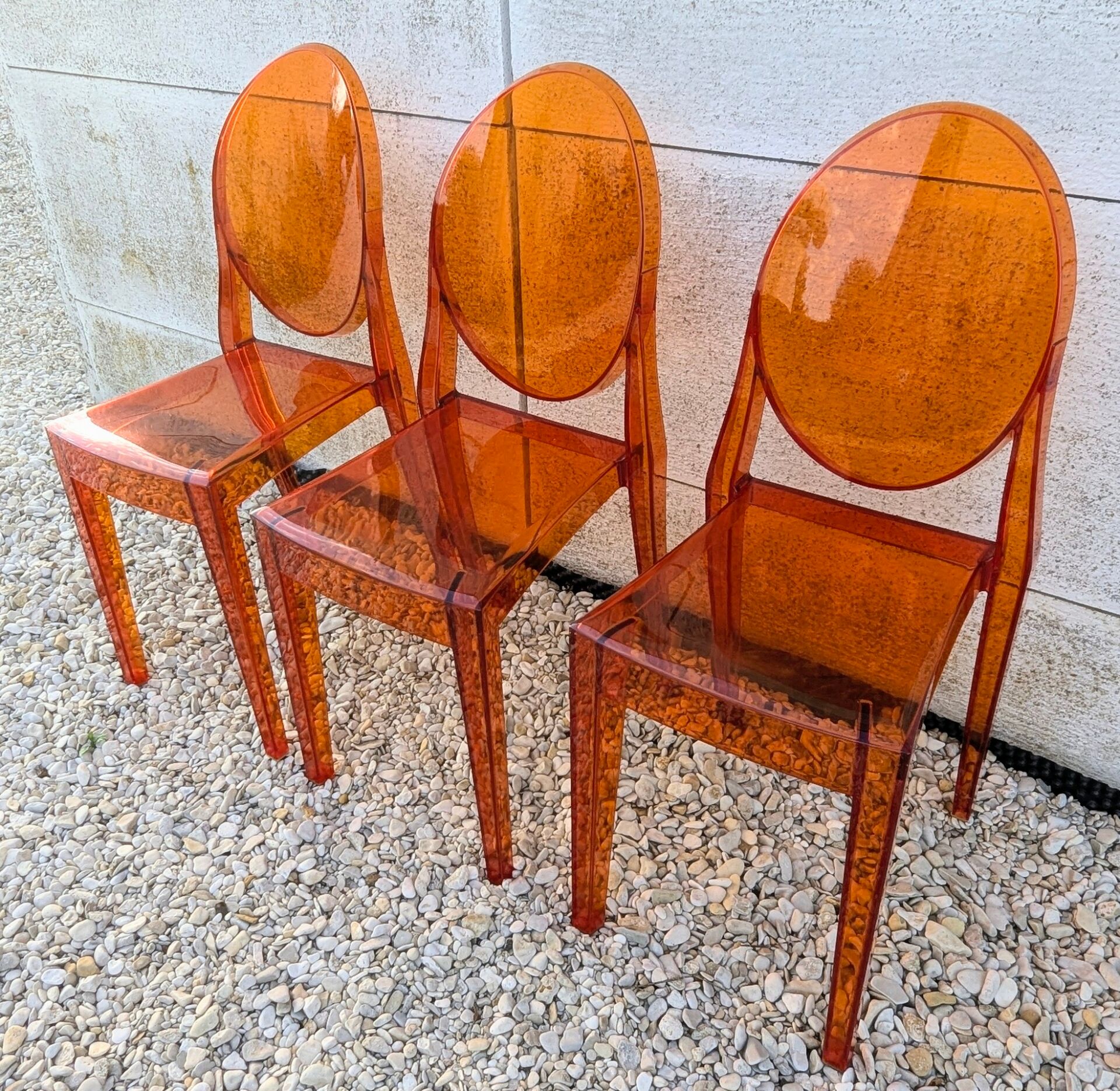 chaises Ghost Kartell design  Starck
