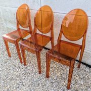 Ghost chairs Kartell design Starck