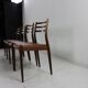 Rosewood danish design dining chairs no 78 by Niels Otto Møller