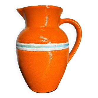 Pichet Le Creuset orange années 70