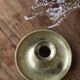 Vintage brass candle holder