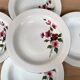 Set of 5 hollow porcelain plates