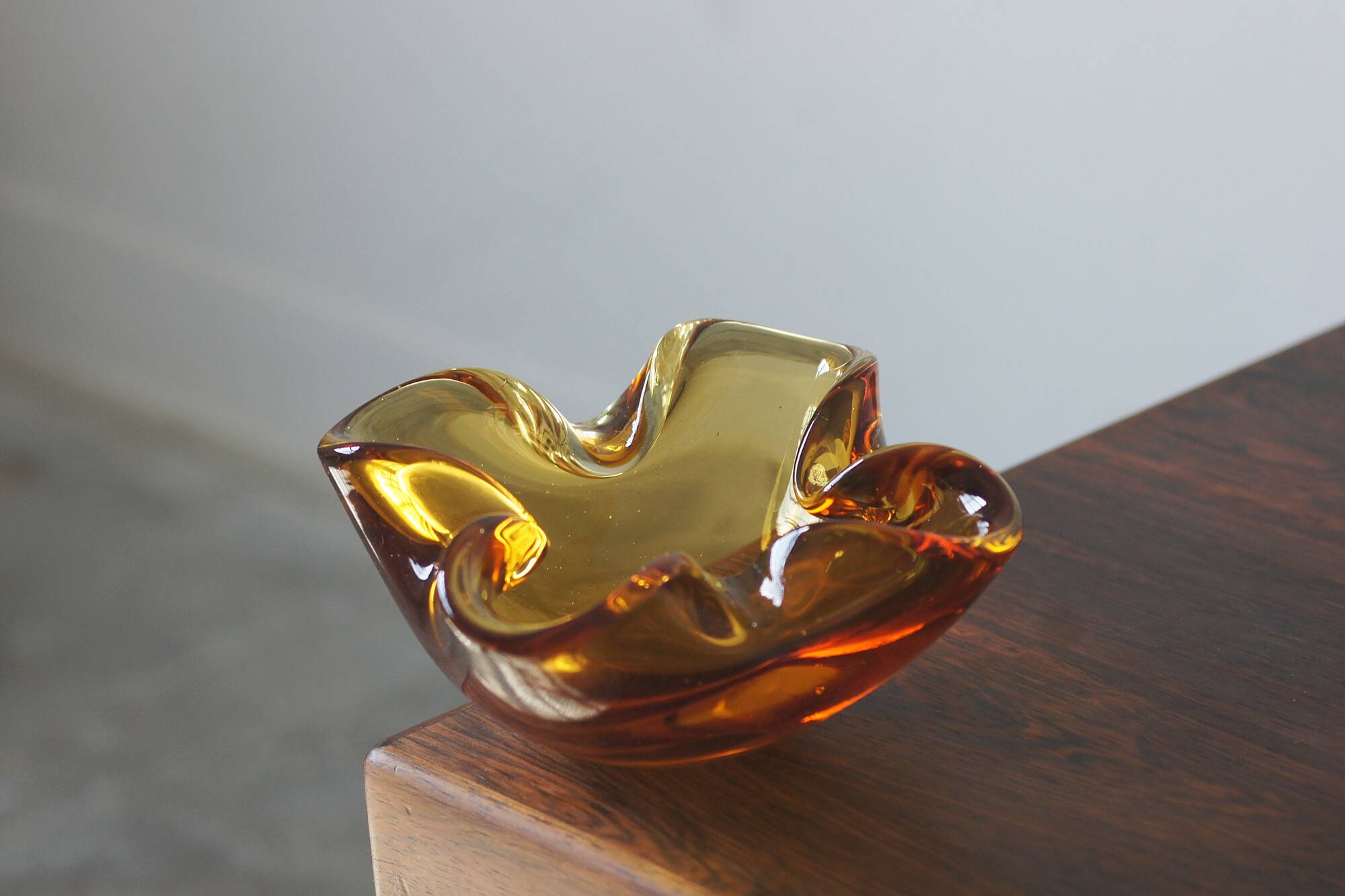 Vintage Italian Glass Bowl, 1970s