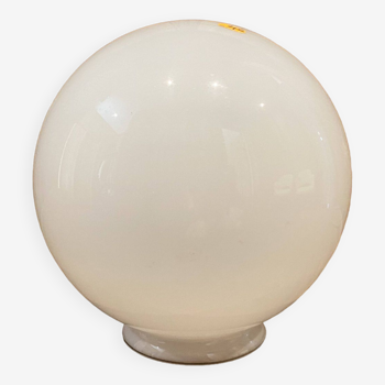 Globe verre opaque blanc pour luminaire