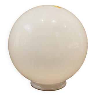 Globe verre opaque blanc pour luminaire