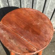 Tabouret rustique vintage bois naturel