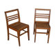 Paire de chaises en hêtre René Gabriel