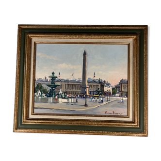 Tableau Pierre Even (1929 -2001) Paris huile sur toile
