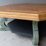 Hexagonal coffee table 130cm