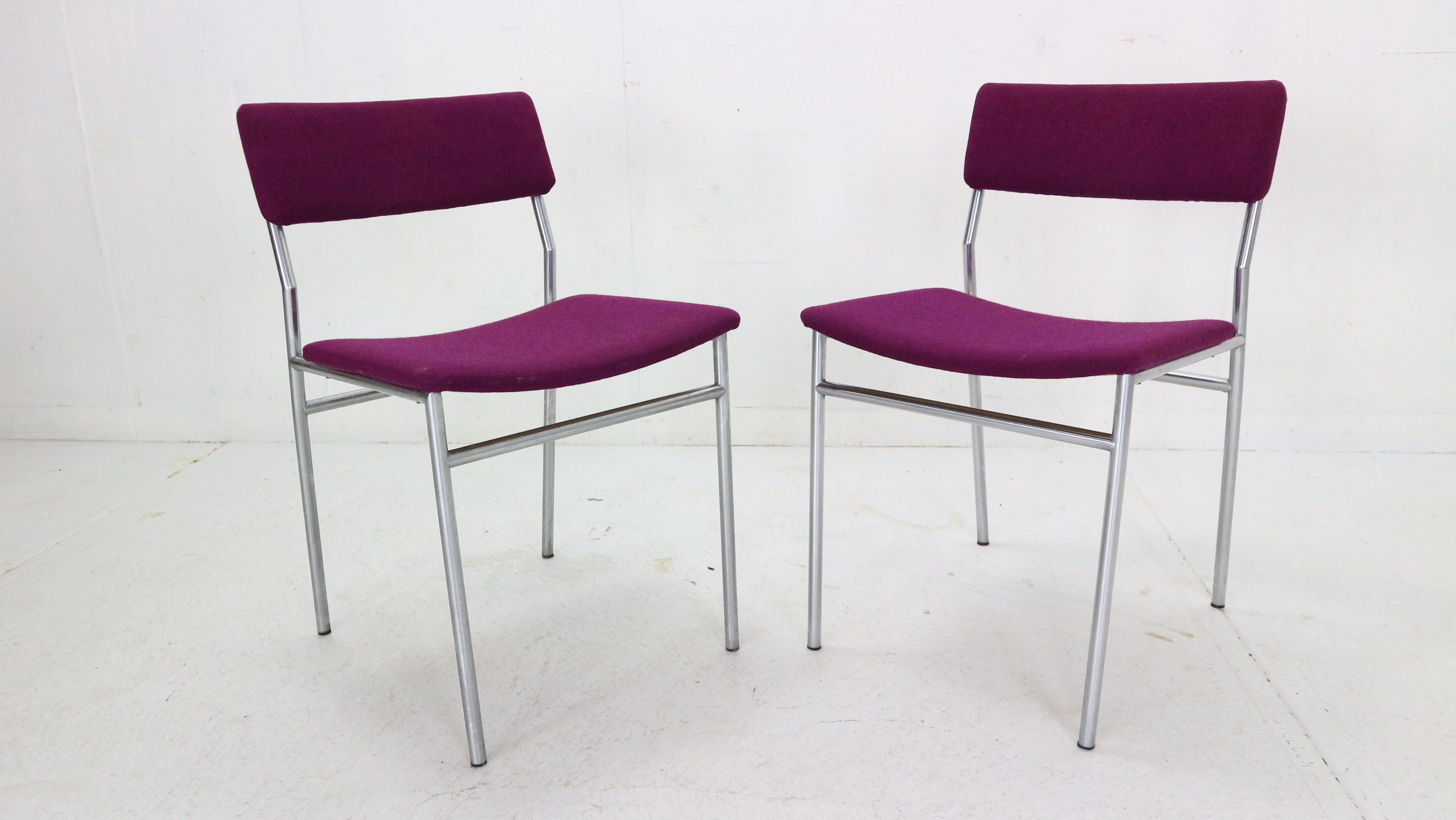 Set of 4 dinning room chairs Martin Visser "SE07"  for 't Spectrum Bergeijk, 1960