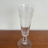 11 Baccarat Crystal Champagne Flutes, model 4770, 1907 catalogue