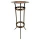 Brass side table from the Vienna Secession by Josef Hoffmann