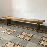 Banc ancien art populaire