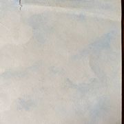 Tableau aquarelle "Plaine vallonnée et arborée" école du XX° siècle