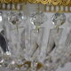 vintage glass stamped hot air balloon chandelier