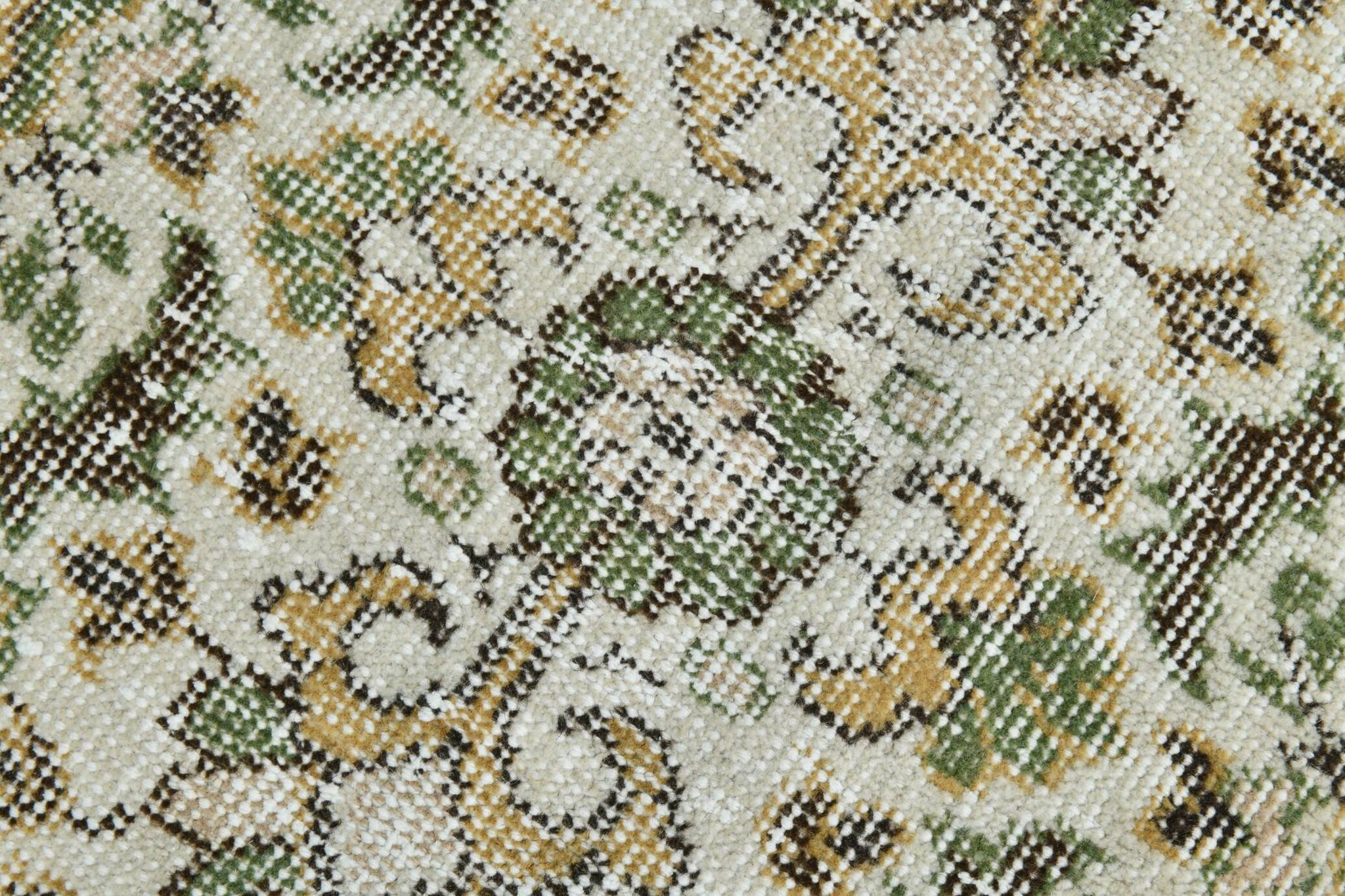 6x10 Brown & Beige Floral Pattern Vintage Rug, 196x325Cm