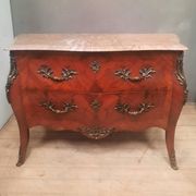 Flower marquetry commode in Louis XV style