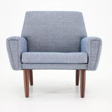 1960s Danish Teak Armchair -Newly upholstered