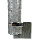1960s/70s Wall Lamp in Glass & Chrome, Brutalist German Design