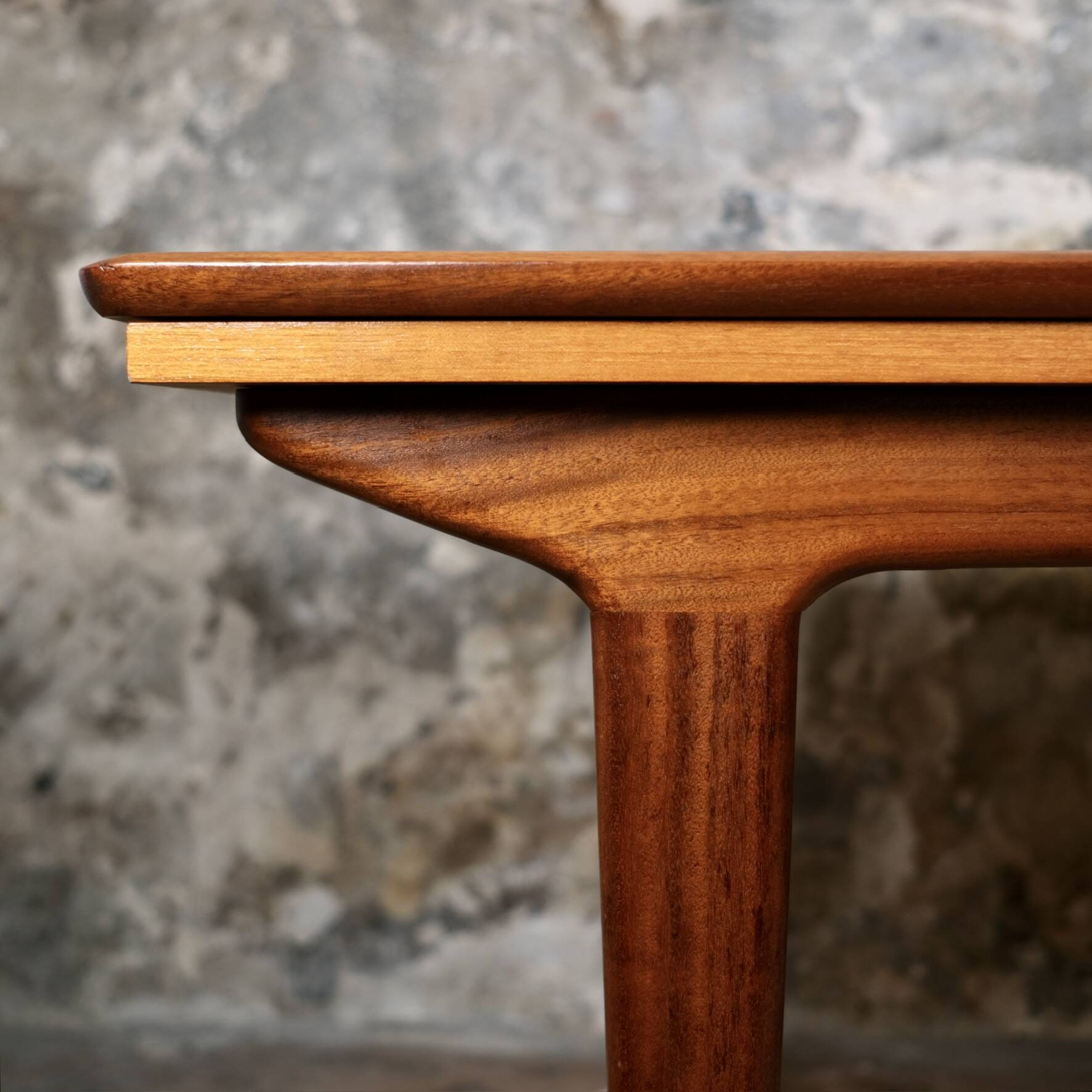 Scandinavian style teak dining table, LB Éditions, France, 1960