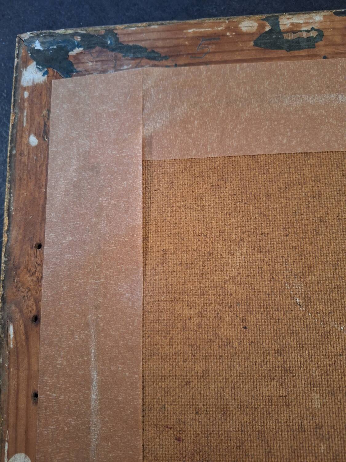 Oil painting on panel