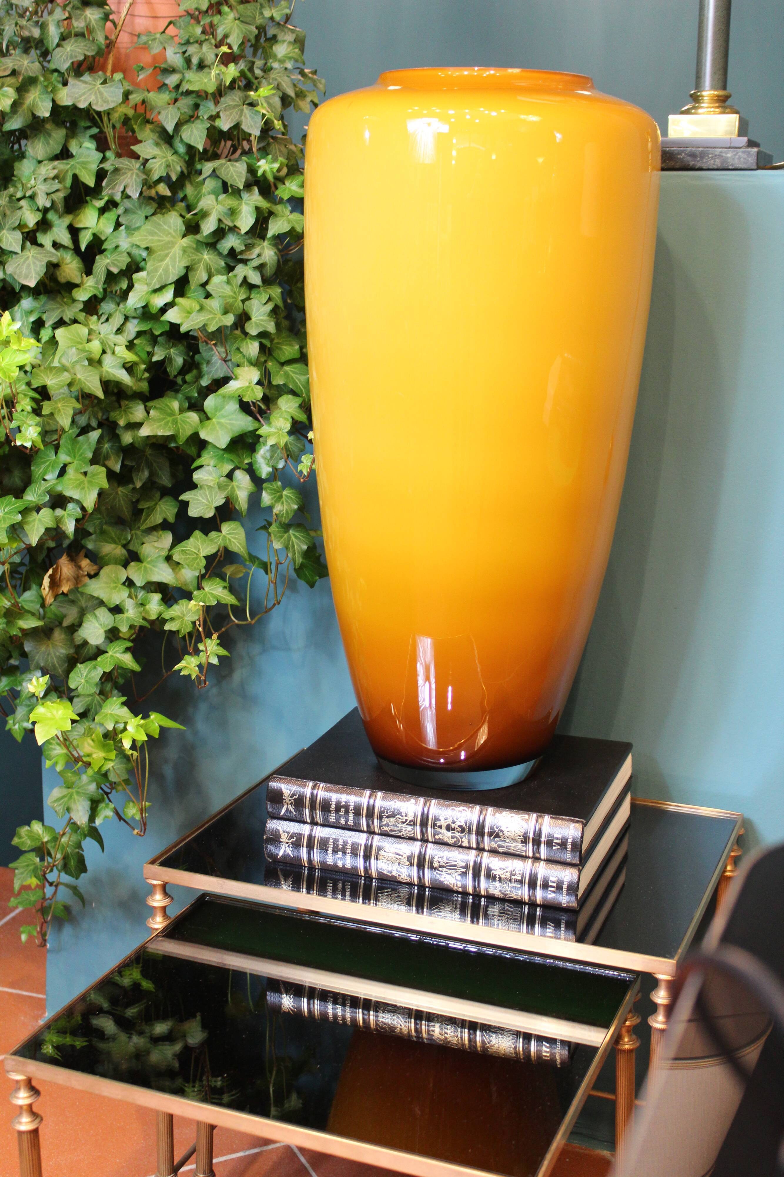 Italian Murano Glass Vase, 1970s