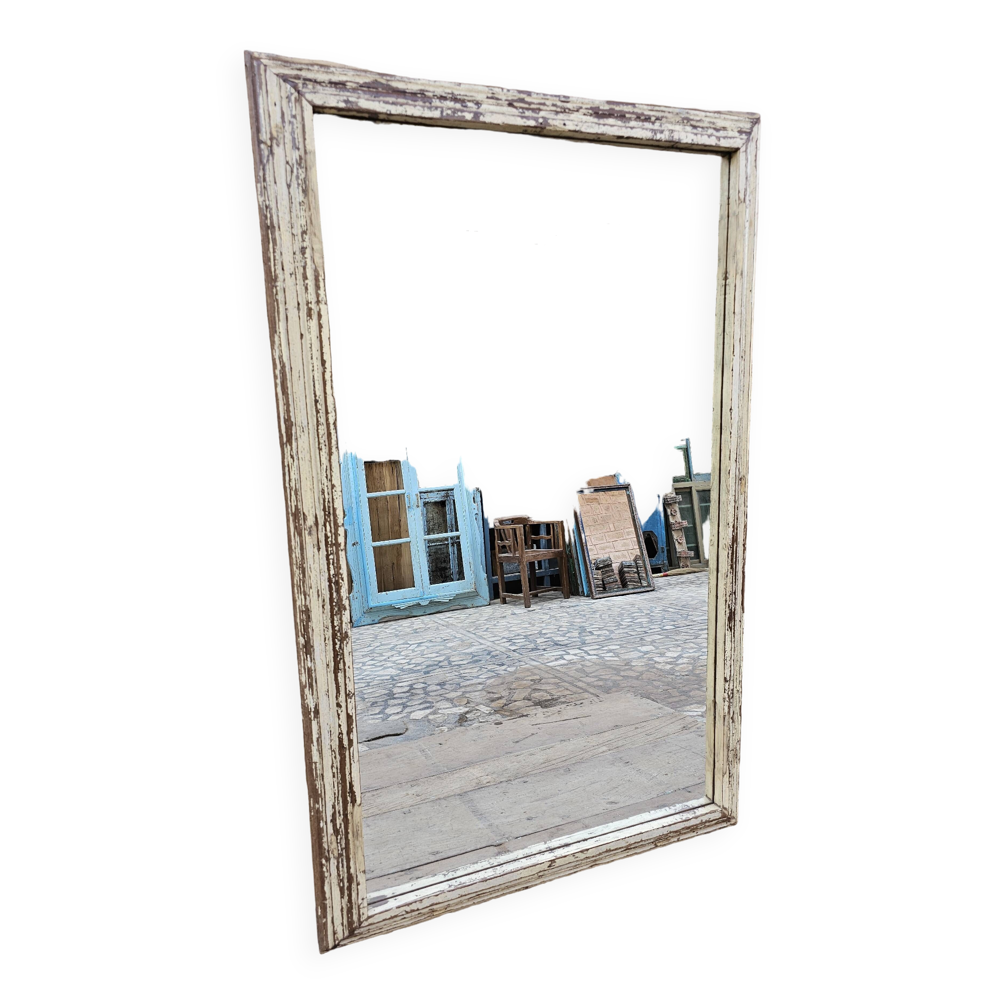 Teak mirror from Burma