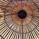 Luminaire in bamboo strips