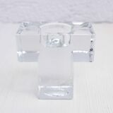 Bougeoir photophore en verre
