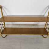 Vintage rattan shelf