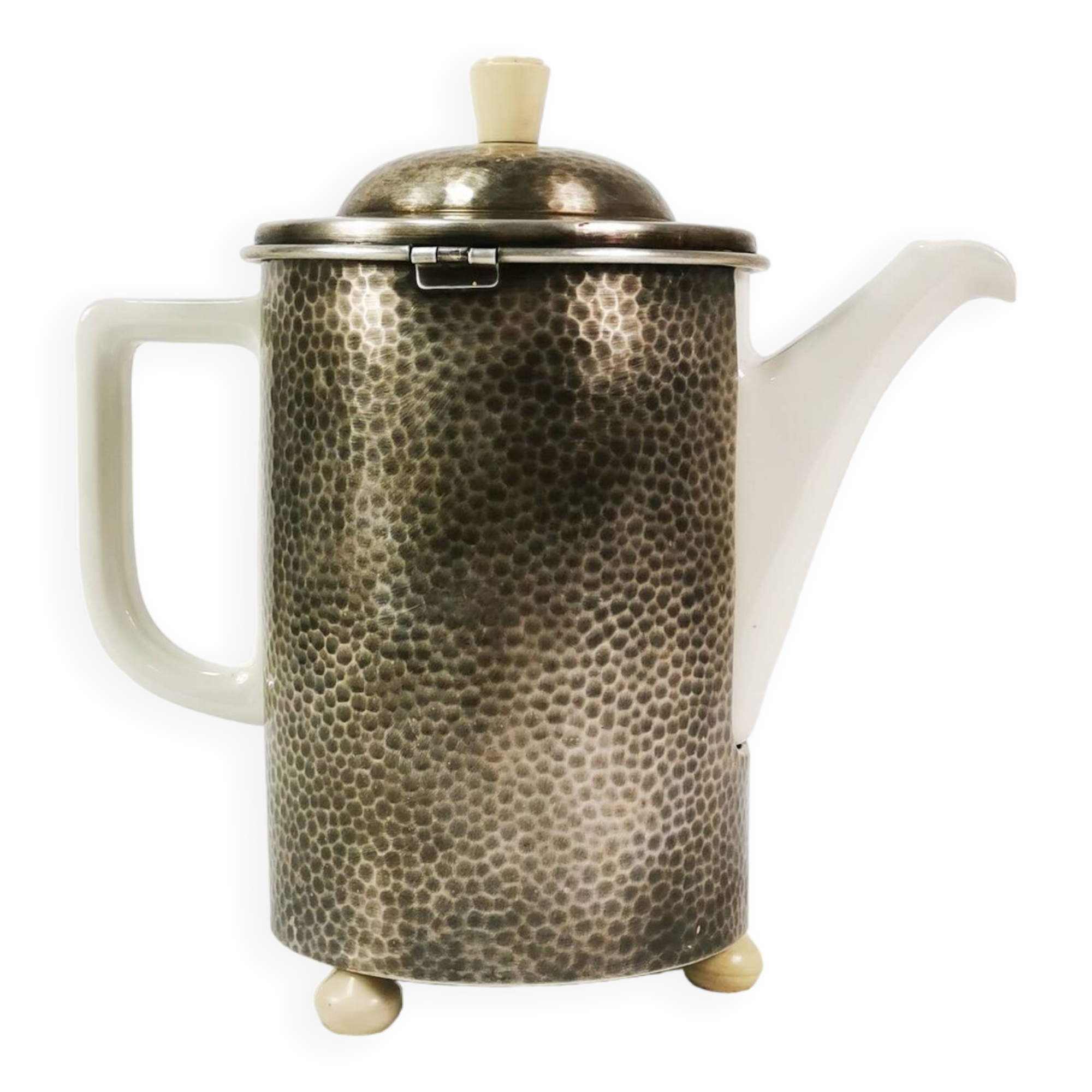 Art deco jug with warmer, WMF, Germany, 1940s