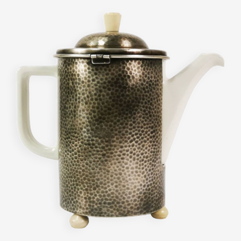 Art deco jug with warmer, WMF, Germany, 1940s