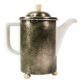 Art deco jug with warmer, WMF, Germany, 1940s