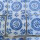 17 old tiles from Desvres Fourmaintraux-Courquin – 11 × 11 cm 19th century