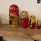 5 Russian dolls; vintage